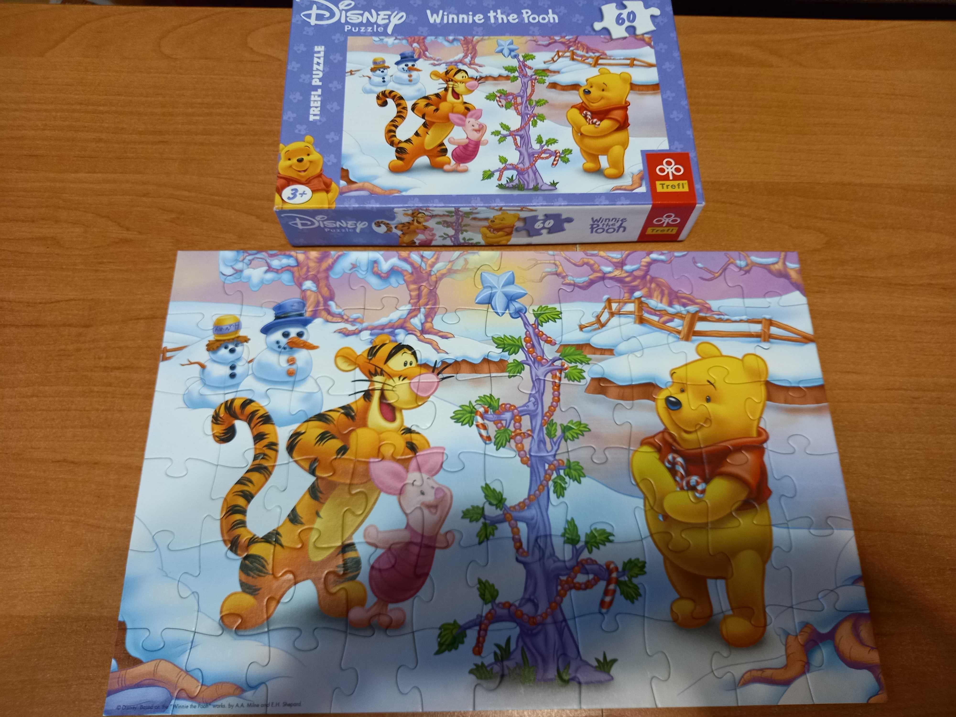 Puzzle dla dzieci 3+ i 4+ (3 układanki - cena za całość)