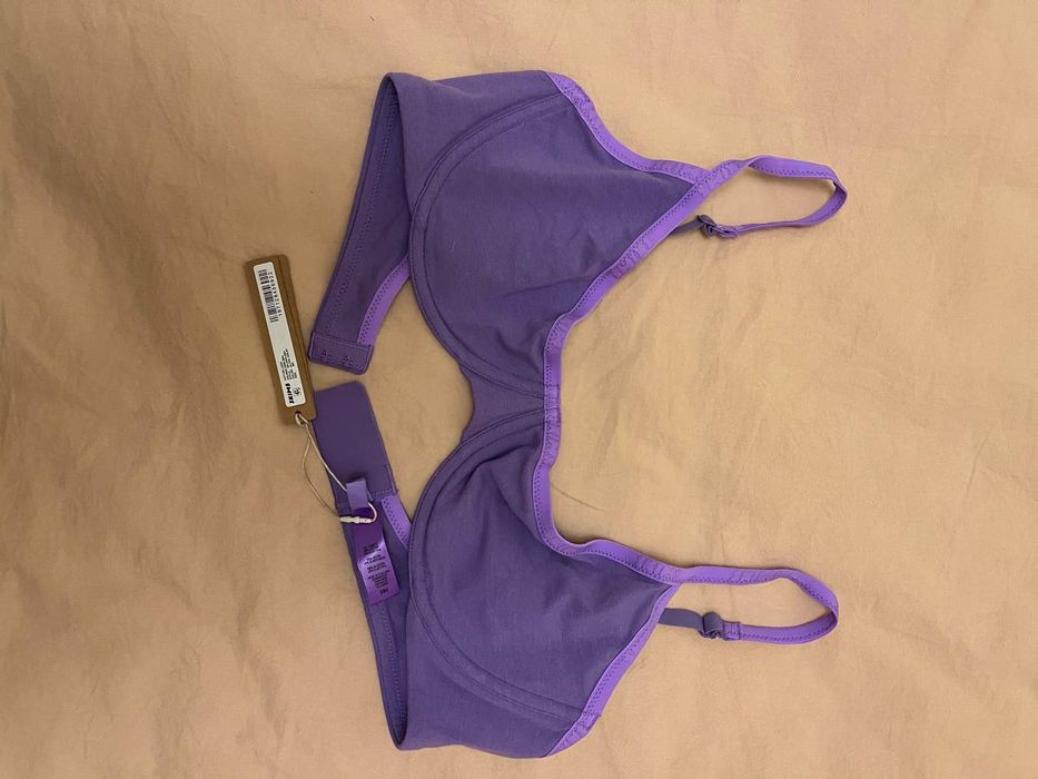 Бюстгальтер. Cotton logo Demi bra. Skims. 85C