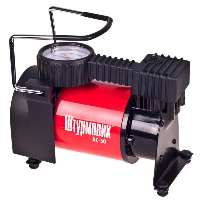 Автомобильный компрессор Штурмовик АС‑30 Однопоршневой, 30 л/мин