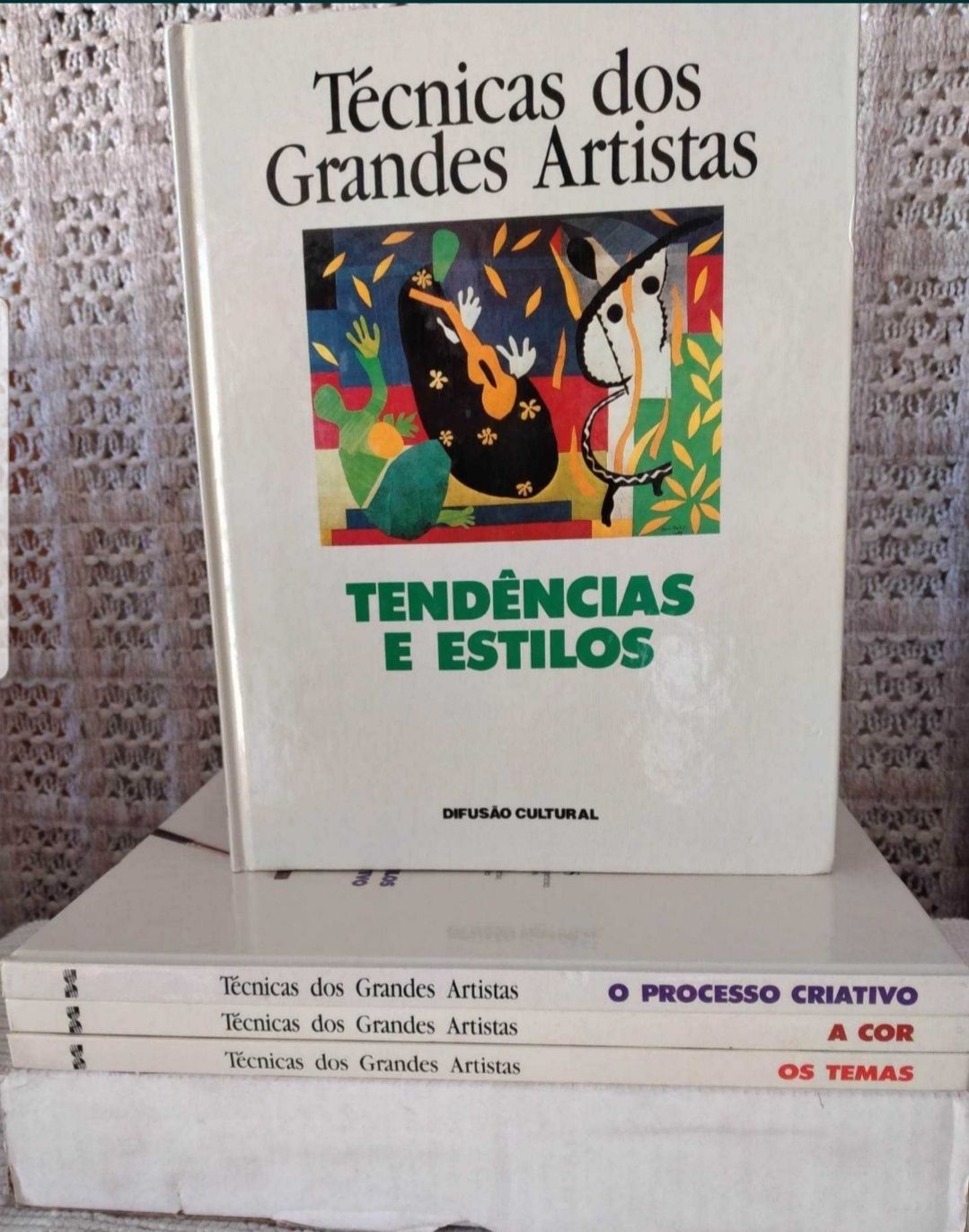 Técnicas grandes Mestres da Pintura - 4 livros novos na caixa original