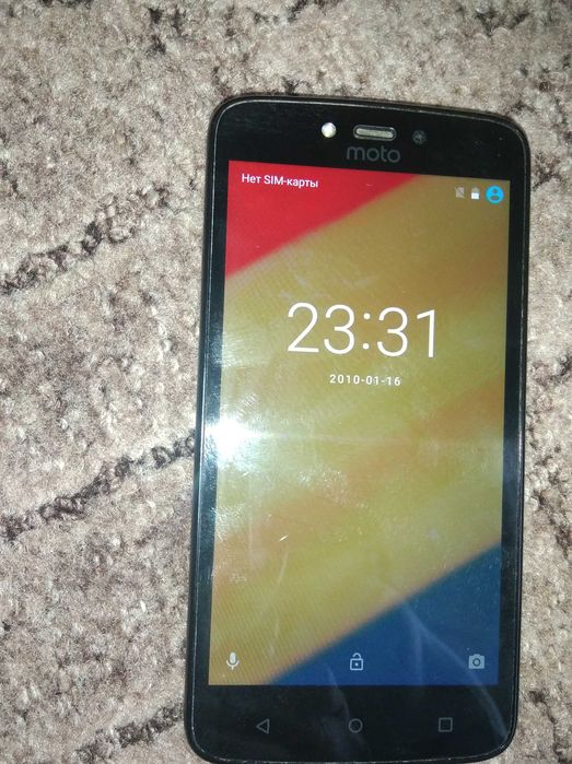 Смартфон мобильный телефон Motorola Moto C Plus XT1723 16GB Black
