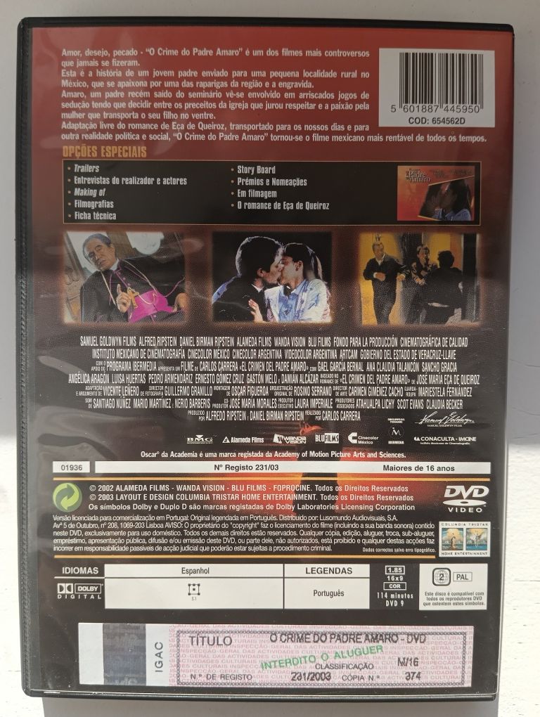 DVD o crime do padre amaro