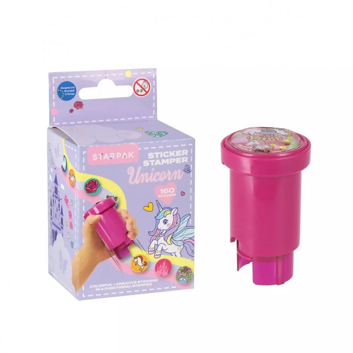 Stempel z Naklejkami Unicorn Starpak 541704. Sticker Boo. Nowy Produkt