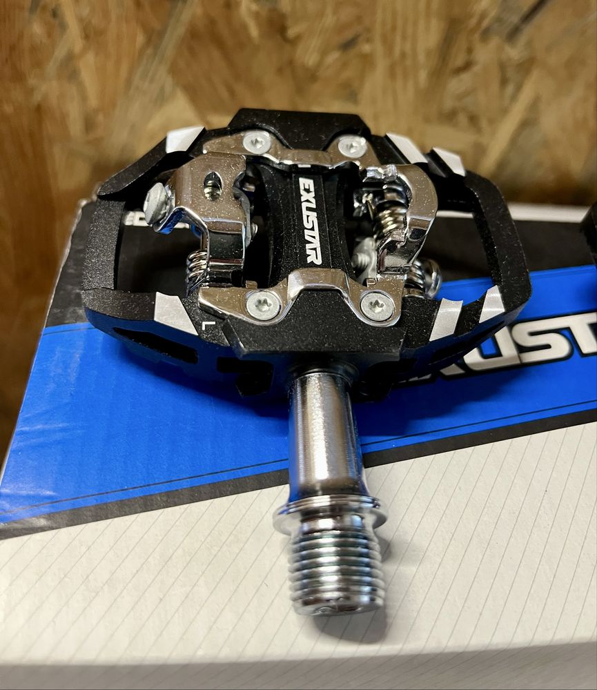 Nowe pedały SPD Exustar PM228 system shimano enduro downhill