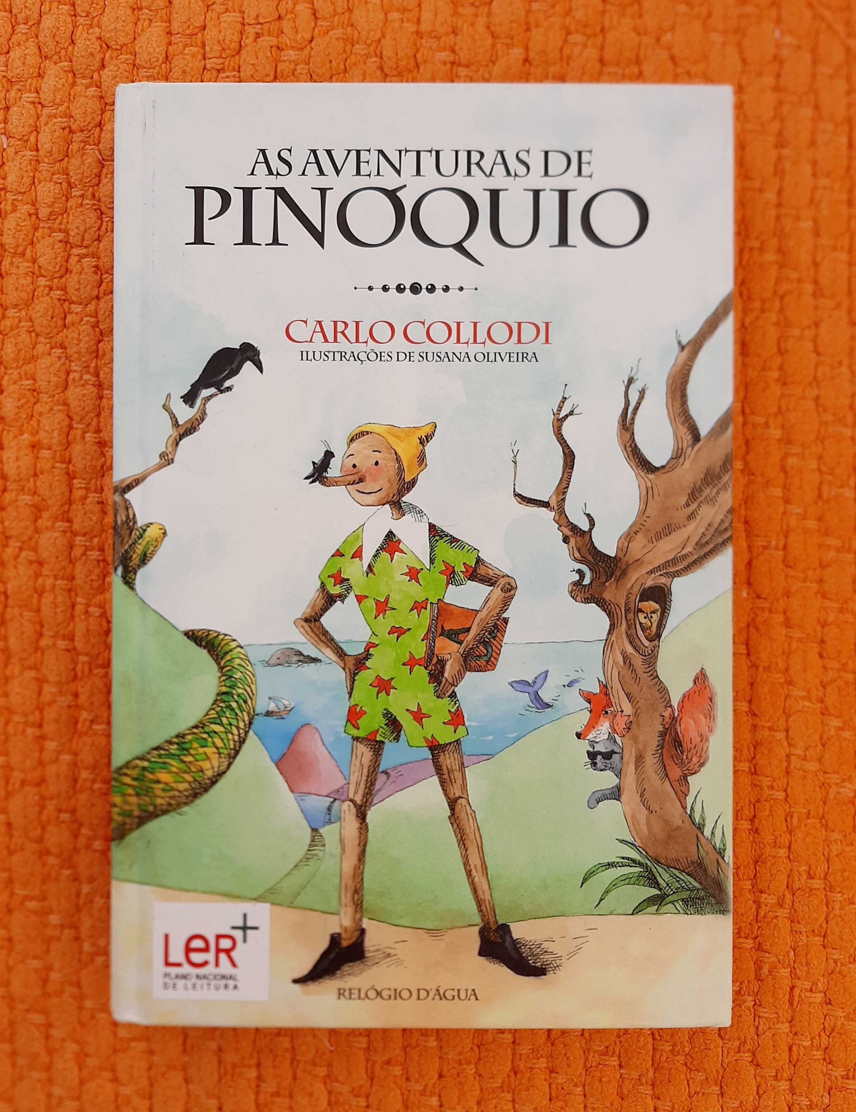 Livro "As Aventuras de Pinóquio" - Carlo Collodi (Portes Incluídos)
