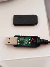 USB-DC 5.5мм * 2.1мм...2.5мм  кабель з тригером на 12V до 3А