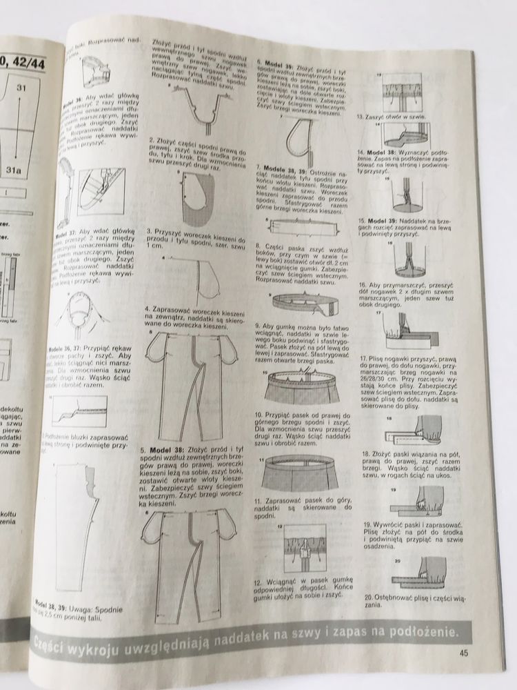 Magazyn Moda na szycie - 3/2016 - Jak Burda. Wykroje