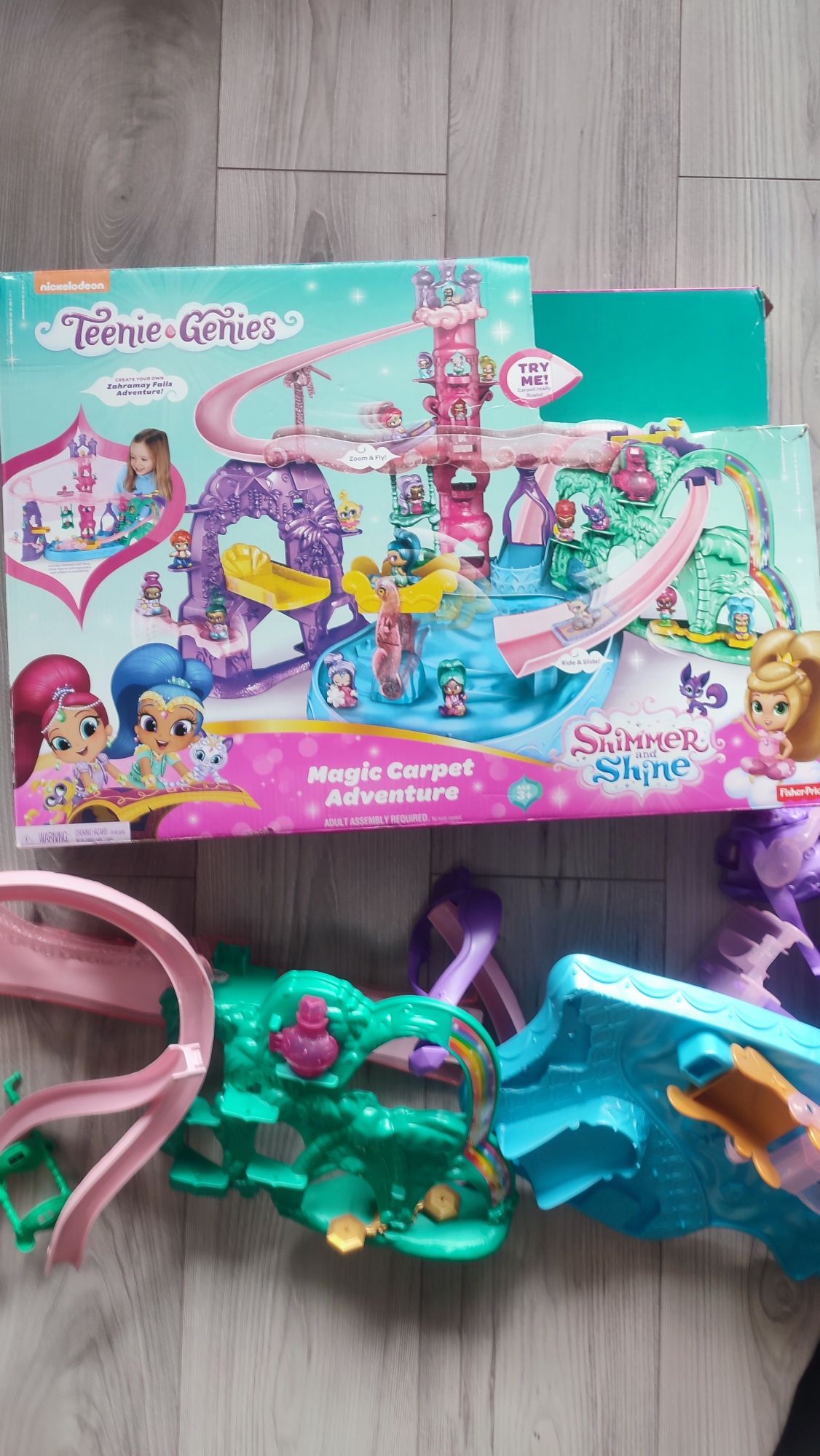 Fisher Price Shimmer i Shine Pałac ze zjeżdżalnią