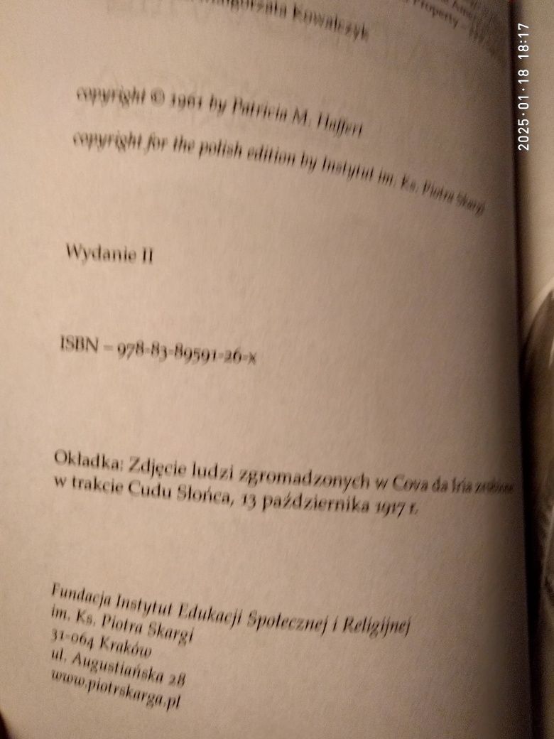 Świadkowie cudu słońca. John M. Haffert