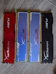 Karty RAM Fury Hyperx blu, Kingston