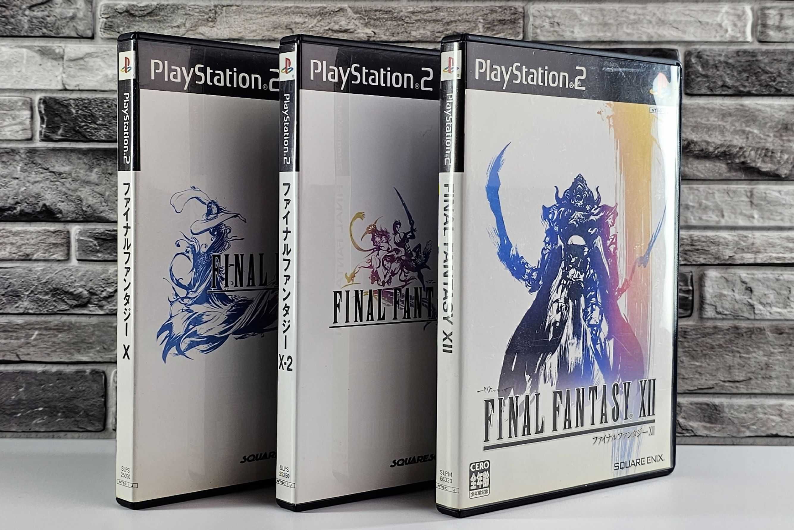 Seria Final Fantasy X, X-2, XII na Playstation 2