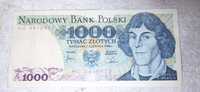 Banknot 1000zł z 1982 roku