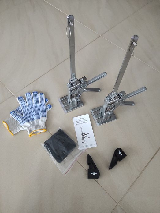 Podnośnik ręczny ramię do podnoszenia płyt mebli drzwi okien 2 szt