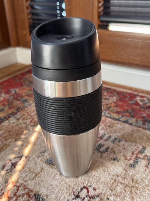 Kubek termiczny srebrny