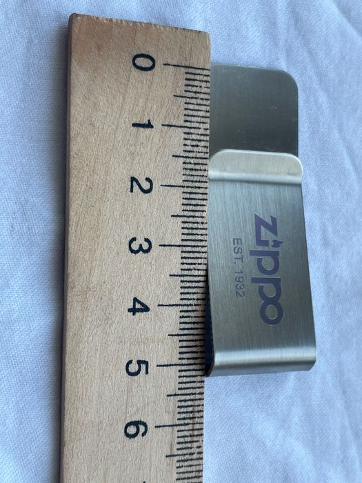 Зажим для банкнот Zippo. Новый