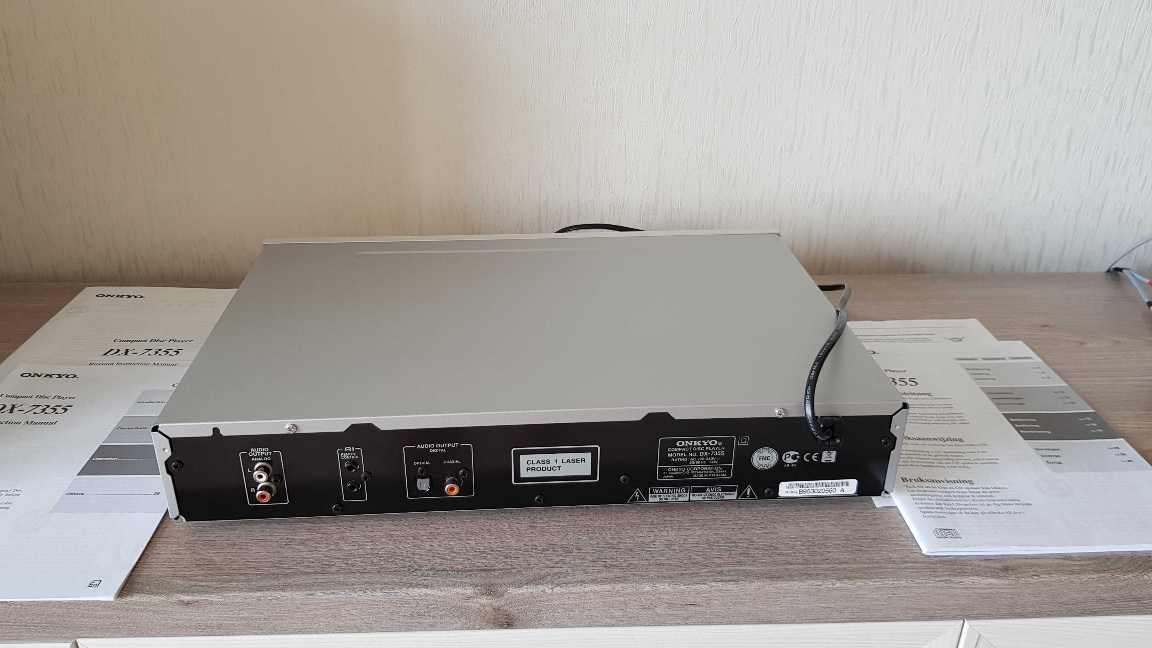 ONKYO DX-7355  CD  Player  192 кГц/24-бит.  Обмен на СD транспорт.