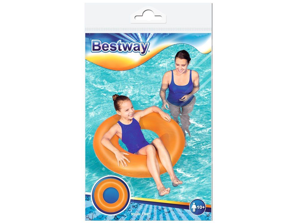 Bestway Duże koło do pływania NEON 91cm 36025