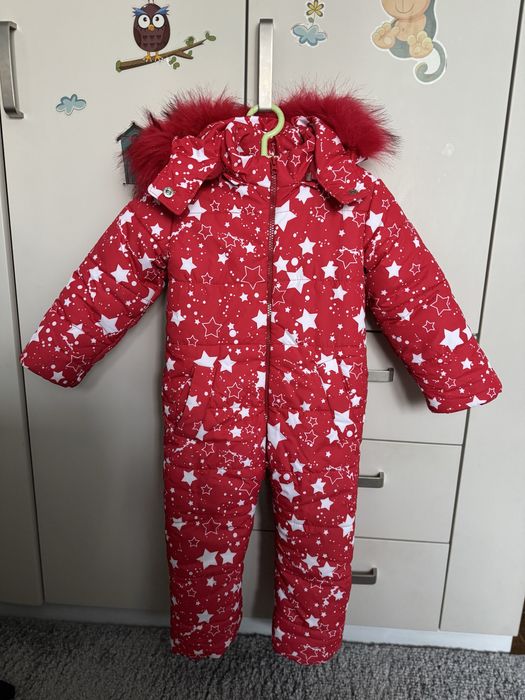 Комбінезон для дівчинки зимовий