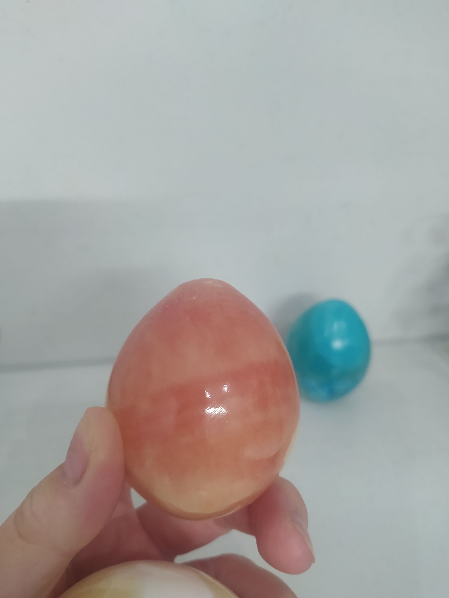 Jajko z marmuru kamień jajka 3szt