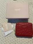 Liu Jo Glossy Red portfel portfelik mały