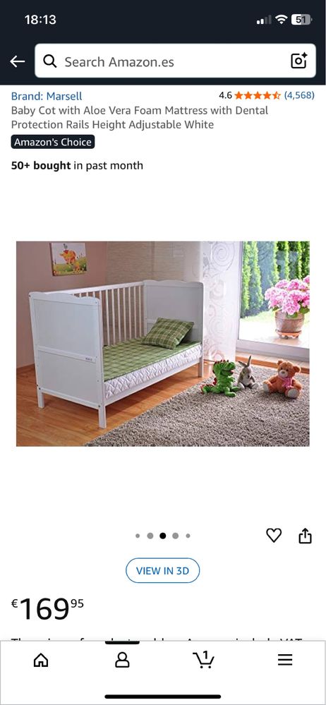 Cama do bebe novo so 2 meses de uso