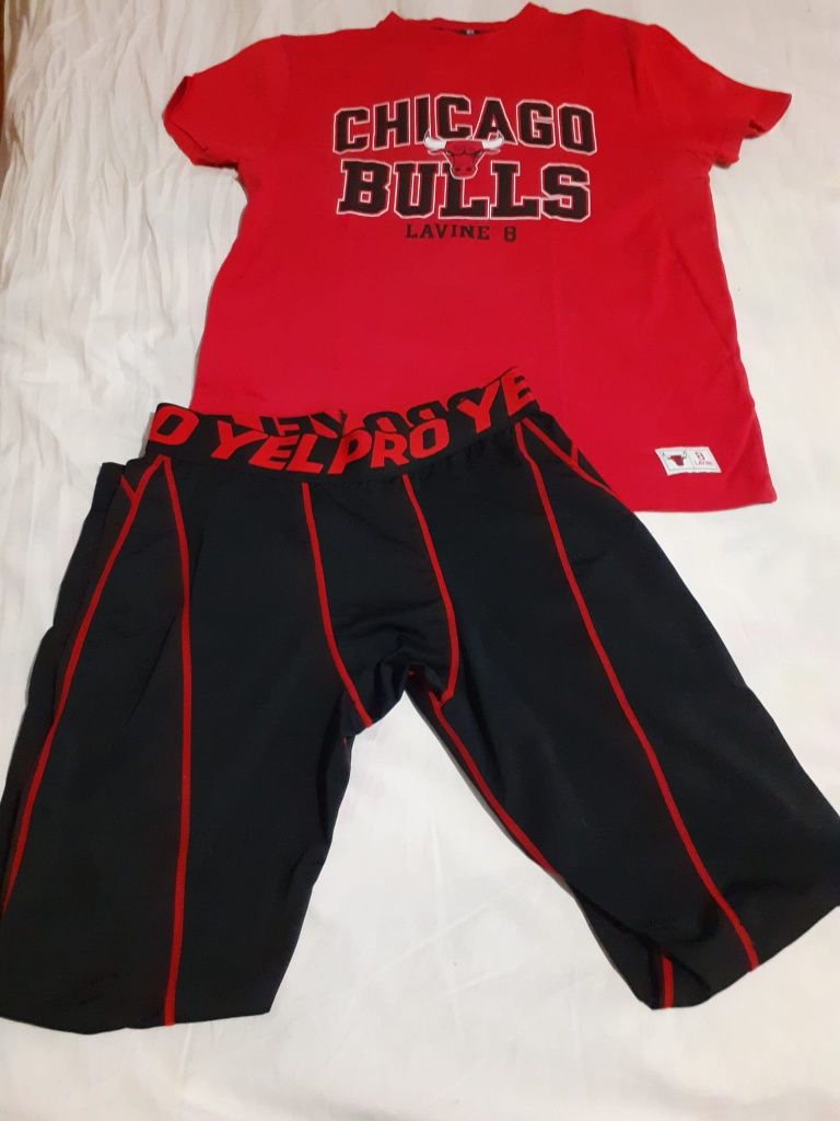 Blusa Chicago bulls tm s+ oferta de leggings desporto tm s/m