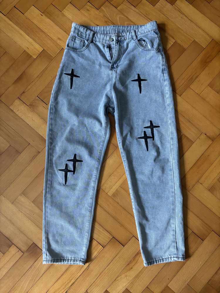 Джинси Baggy блакитні L