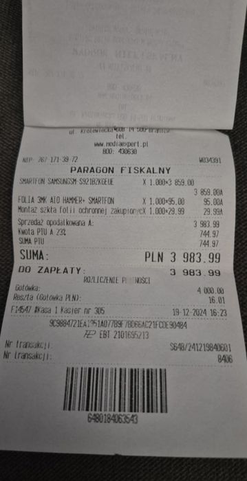 Smartfon Samsung Galaxy S24 5G