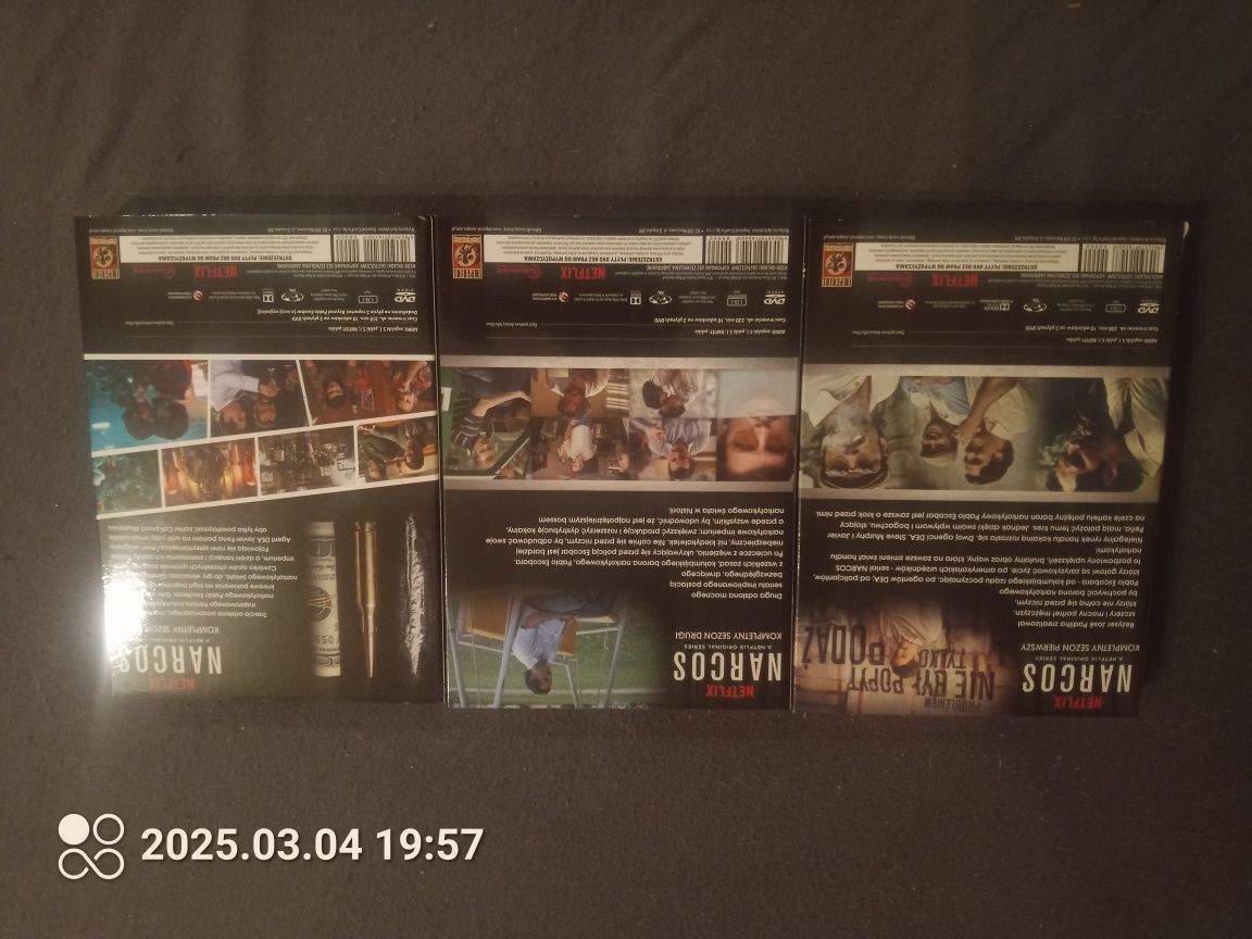 Narcos 3 sezony DVD Jak Nowe