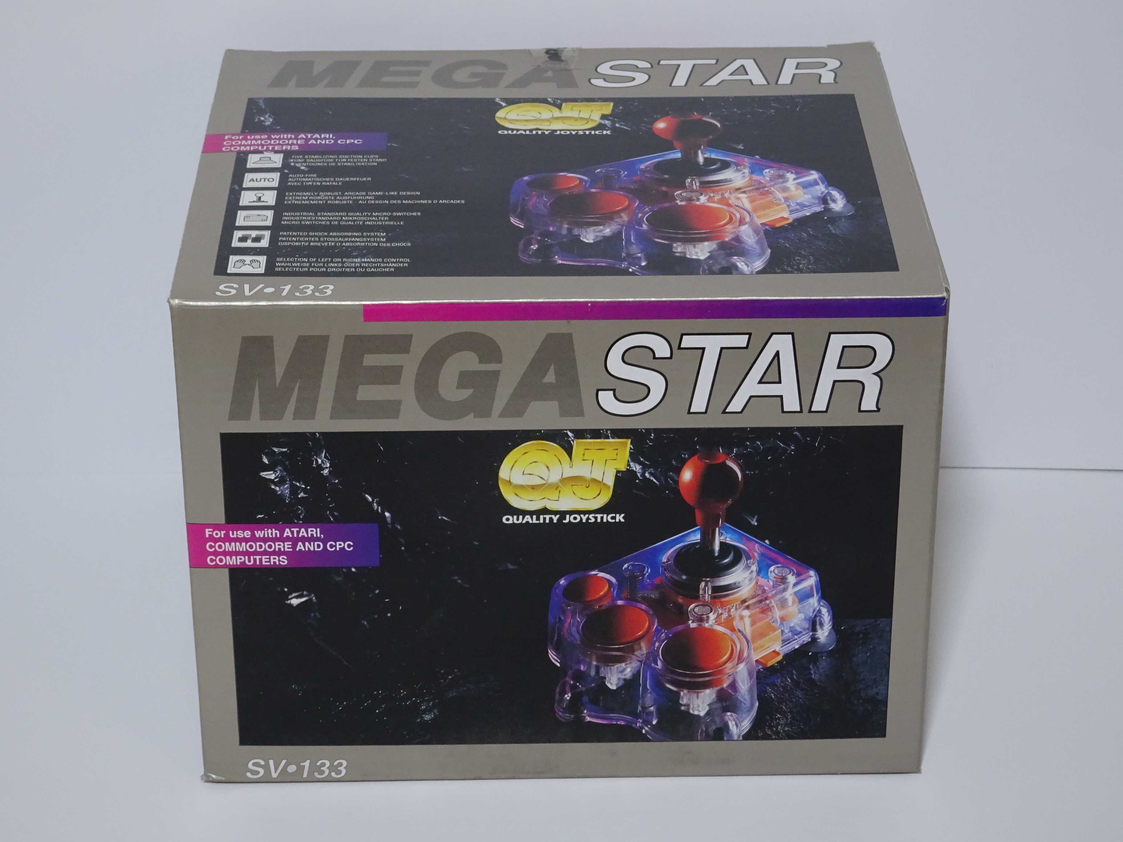 Joysticki Joystick MEGA STAR SV-133 wtyczka 9pin ATARI NOWY OKAZJA !