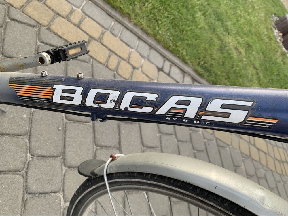 Rower szosowy bocas szaro niebieski