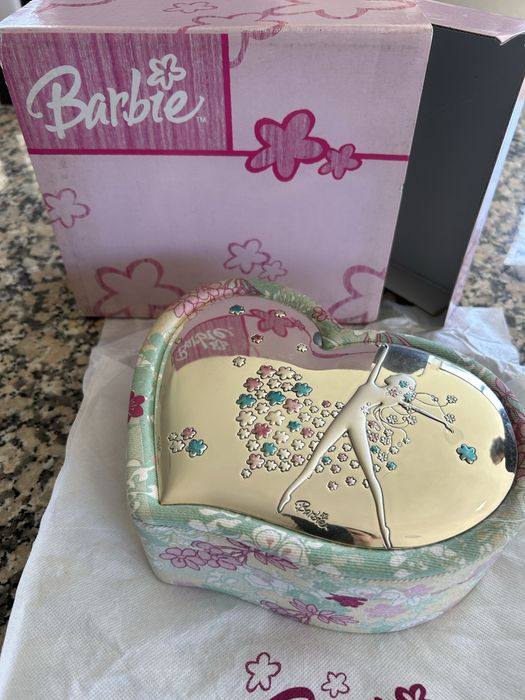 Guarda joias barbie novo em prata