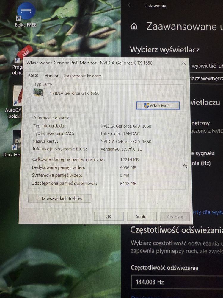 Laptop 17,3"	Legion 5-17 Ryzen 5/16GB/512 GTX1650, 144Hz