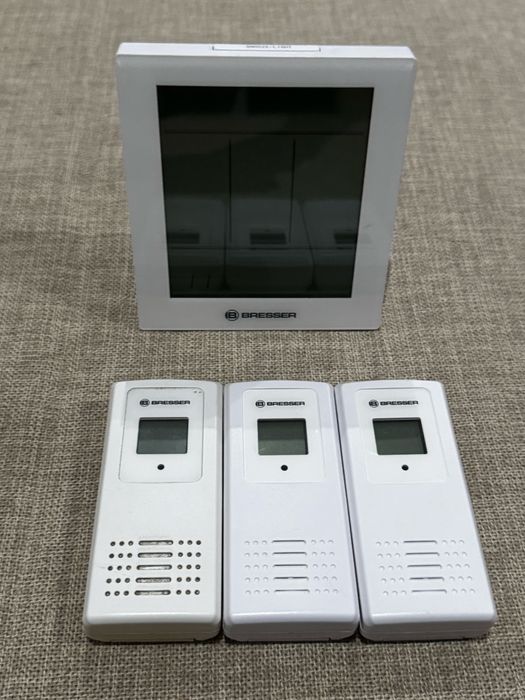 Termômetro de estação meteológica +3 sensores BRESSER