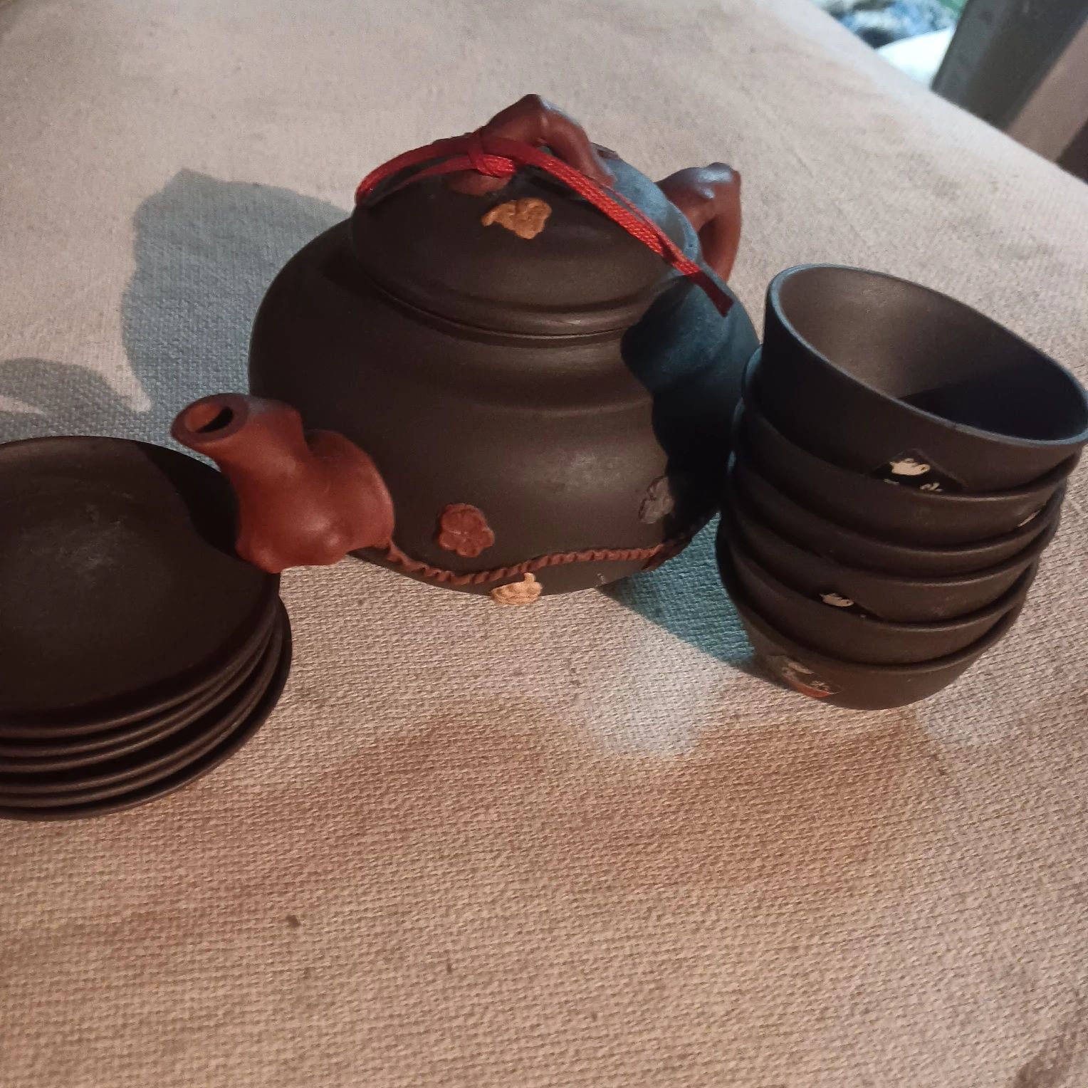 Servico de cafe em loica chinesa