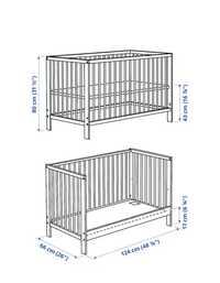 Cama berço de grades IKEA