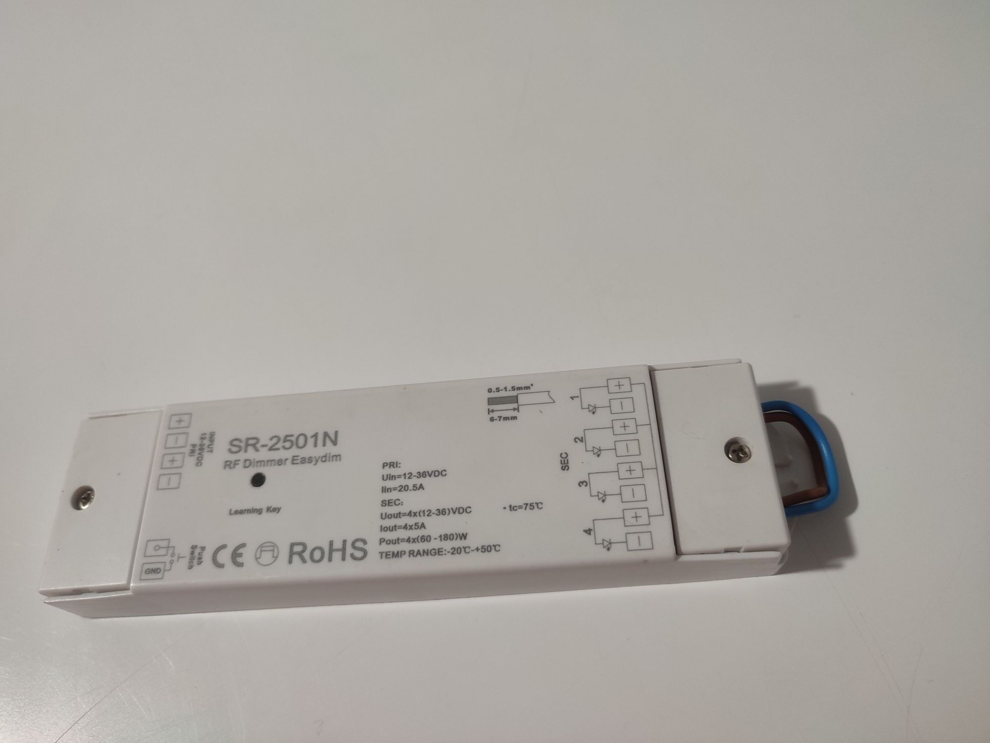 SR-2501N Диммер EasyRFdimmer(12-36V,240-720W)