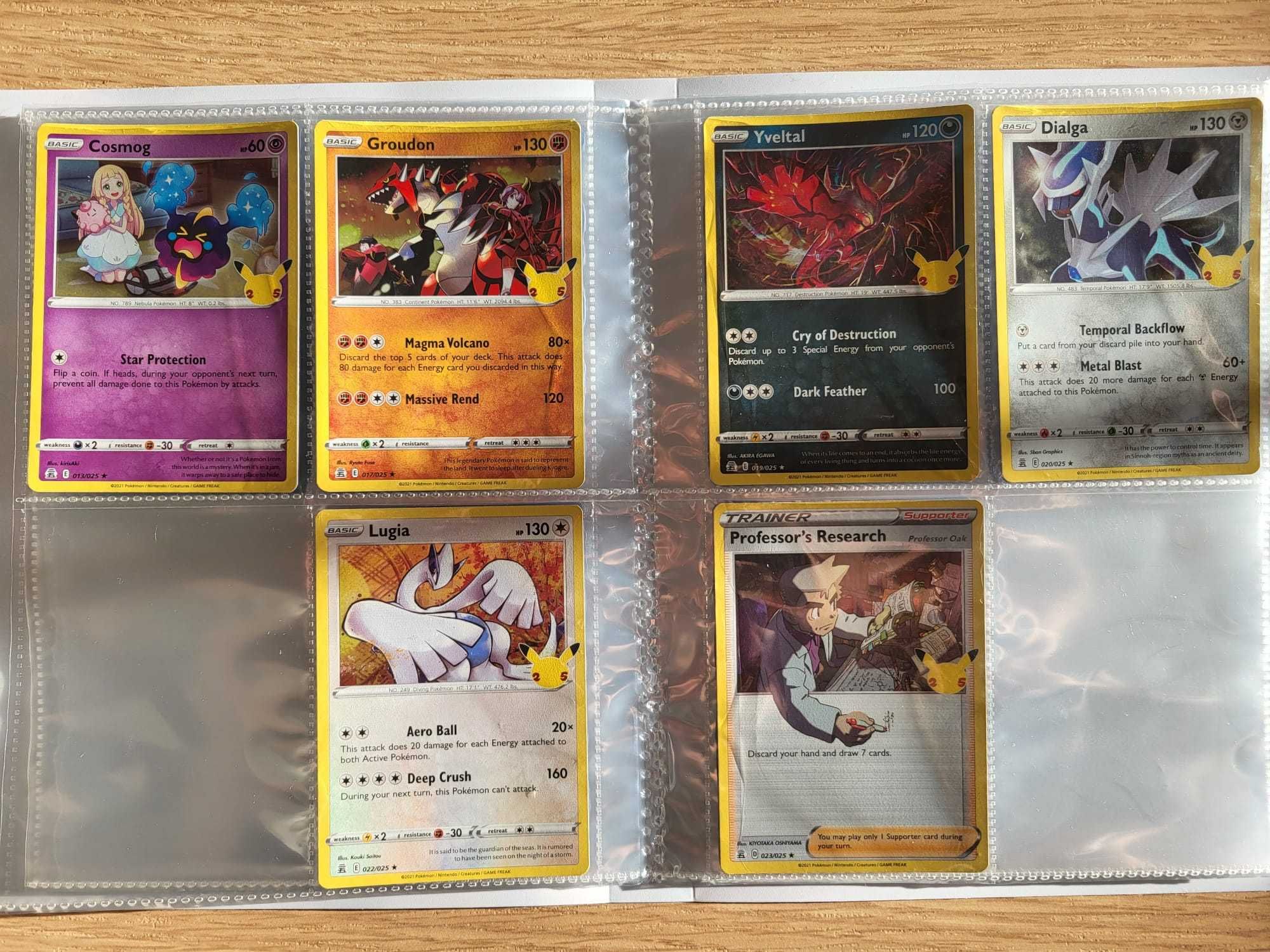 Cartas Pokemon Originais Raras Set Celebrations Carta Holo Mew , Ho-Oh