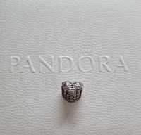 Charms serce cyrkonie Pandora oryginalny