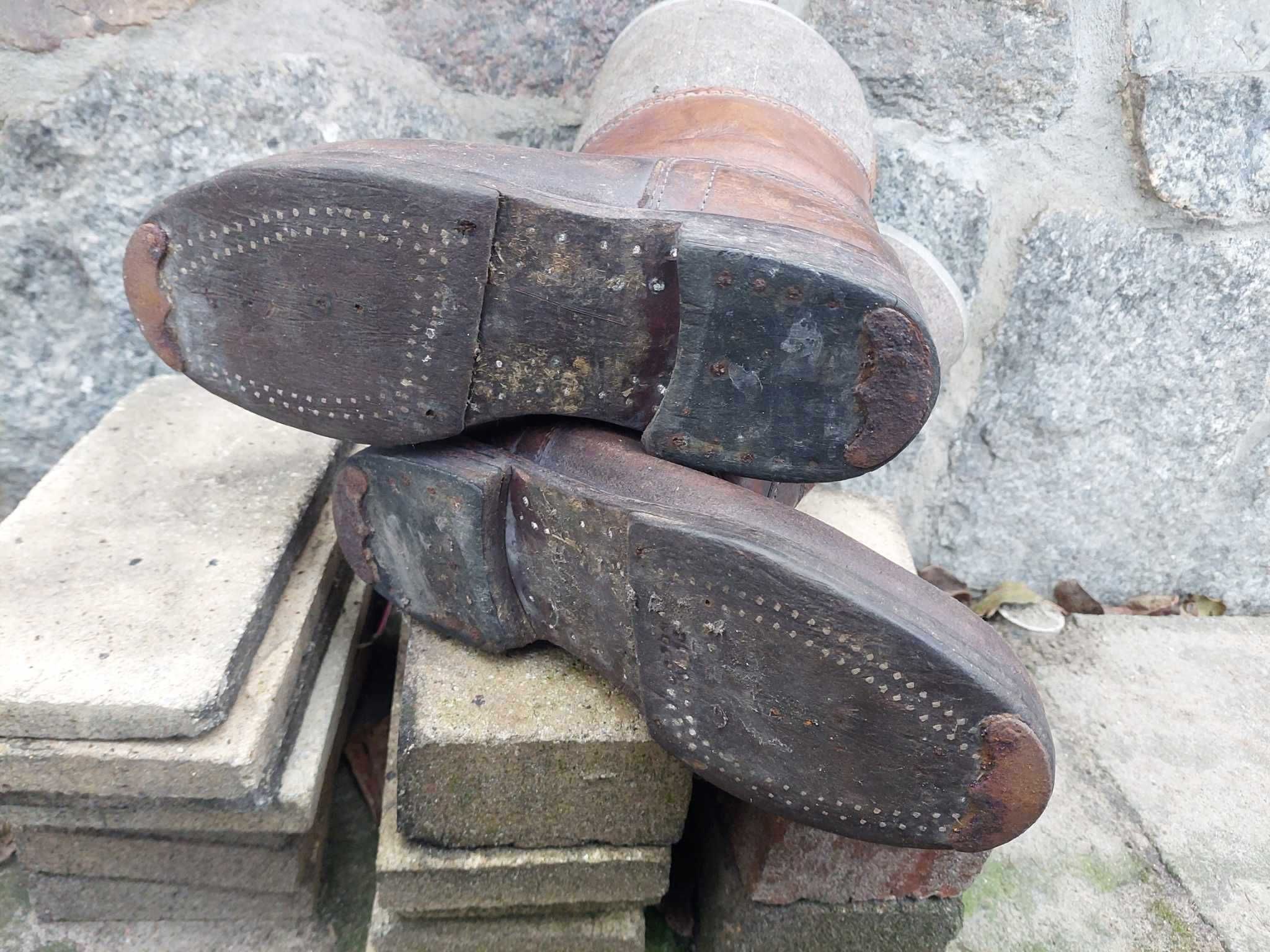 Stare buty skórzane brązowe wojskowe ?