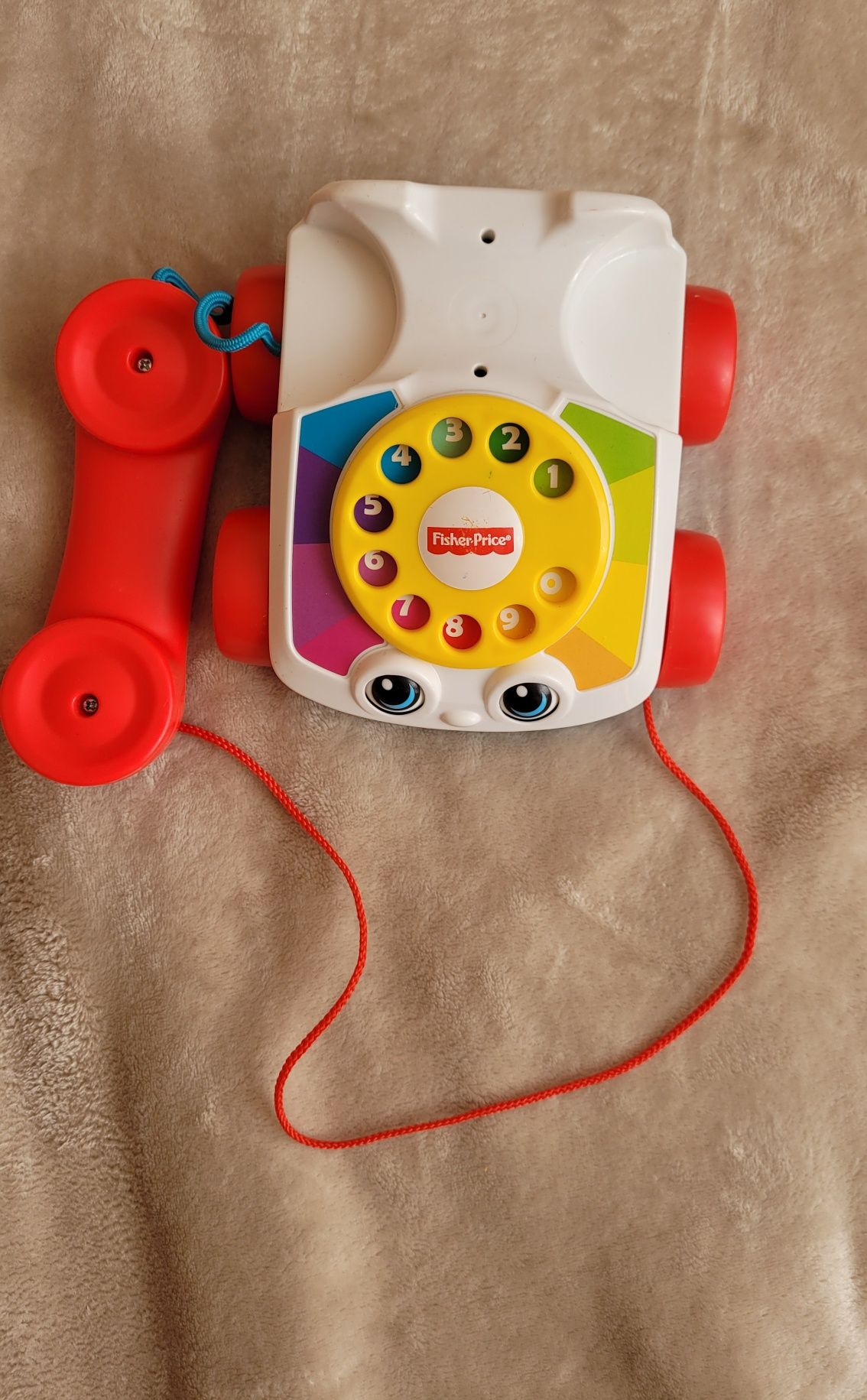 Telefon ze słuchawką Fisher Price dla maluchów