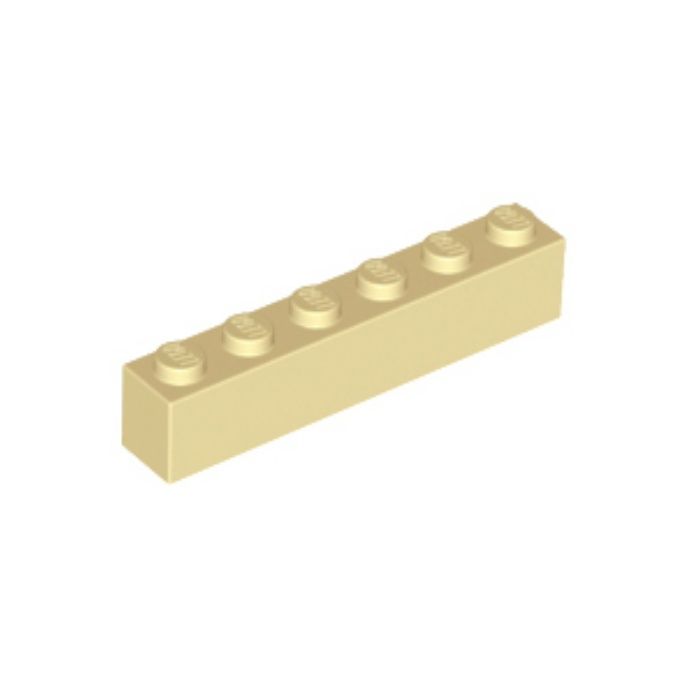 LEGO 3009 Klocek 1x6 Tan 1szt.
