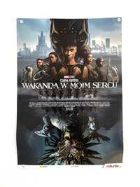 Czarna Pantera Wakanda w moim sercu / Plakat filmowy / Marvel