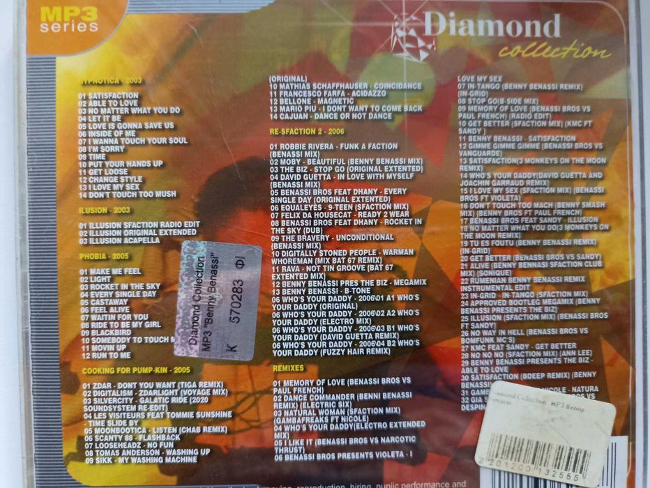 Benny Benassi Diamond collectiion MP3