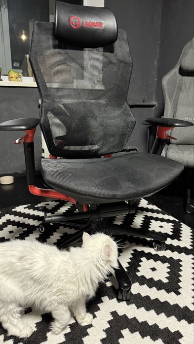 Крісло ігрове LORGAR Grace 855 (LRG-CHR855RB) червоно-чорний