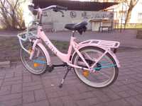Holenderski rower dziecięcy "Alpina" (Rózowy)