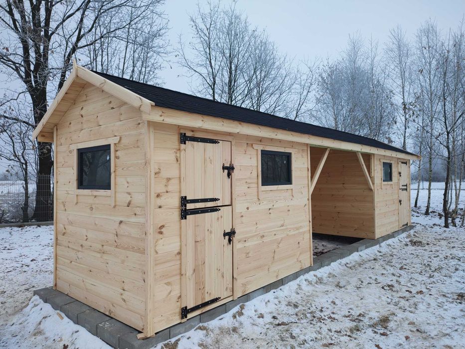 Domek dla zwierząt , konie, kozy, owce, alpaki, wiata na siano!