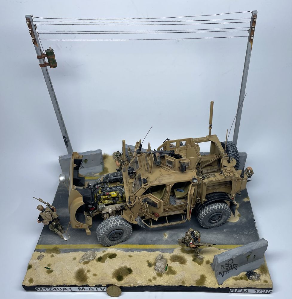 Diorama, model, malowanie, Meng, RFM, Trumpeter, Tamiya