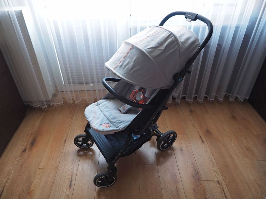 Wózek spacerówka Cybex Eezy S+2 szary jak nowy kompaktowy do samolotu