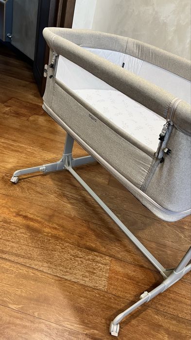 Ліжечко приставне манеж 3 в 1 Espiro, беж